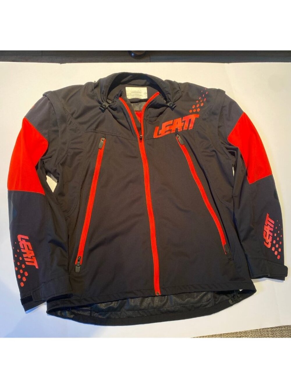 Leatt Moto 4.5 Lite Enduro Off-Road Riding Jacket - Men's XXL (Black/Red)